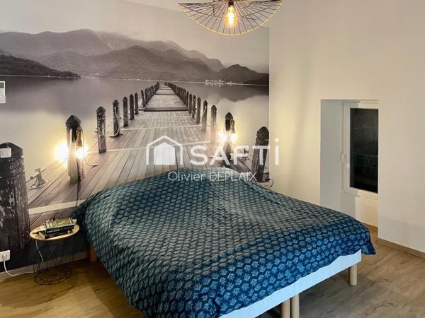 Corps de ferme restauré avec vue Pyrénées et gîte à Nérac (47)