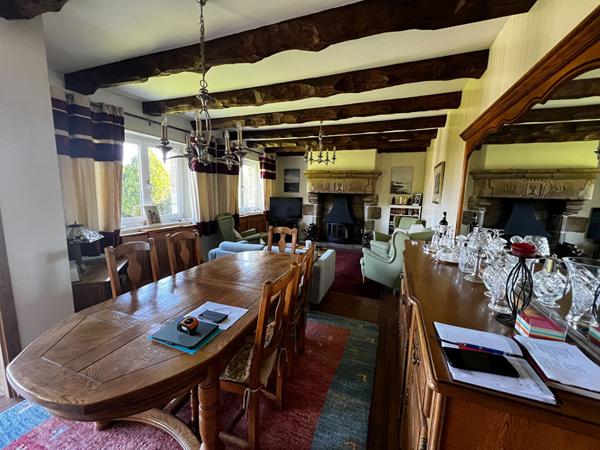 Vente maison en pierres, 5 chambres sur terrain de 5800 m² - LE MENE - LE GOURAY