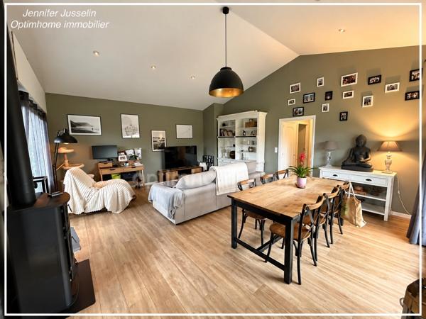 Maison de plain-pied + appartement à vendre DOUVAINE (74)
