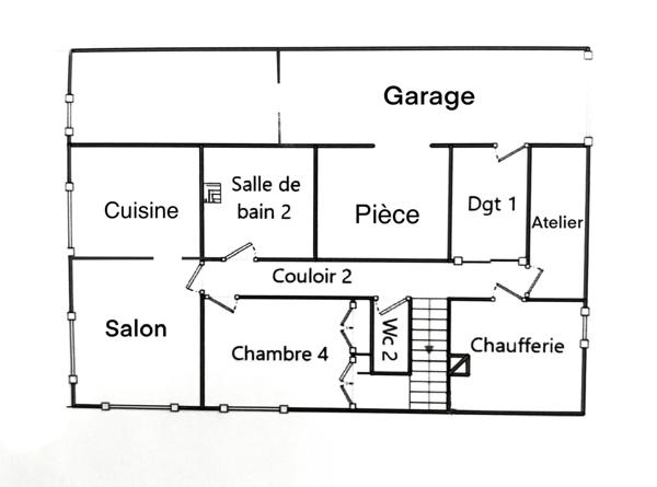Maison de plain-pied + appartement à vendre DOUVAINE (74)