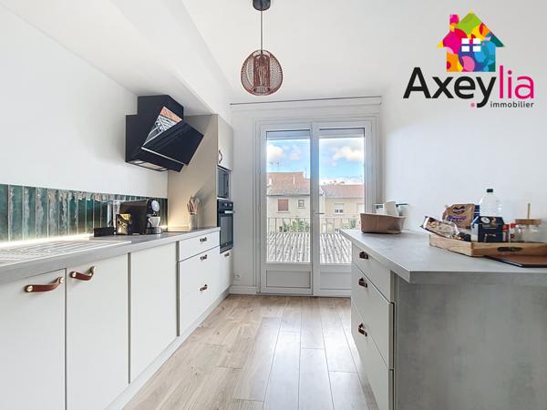 Roanne (42300) A VENDRE - ROANNE - APPARTEMENT T3 ENTIÈREMENT RÉNOVÉ AVEC GARAGE, PARKING ET CAVE