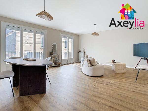 Roanne (42300) A VENDRE - ROANNE - APPARTEMENT T3 ENTIÈREMENT RÉNOVÉ AVEC GARAGE, PARKING ET CAVE