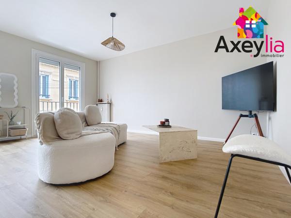 Roanne (42300) A VENDRE - ROANNE - APPARTEMENT T3 ENTIÈREMENT RÉNOVÉ AVEC GARAGE, PARKING ET CAVE