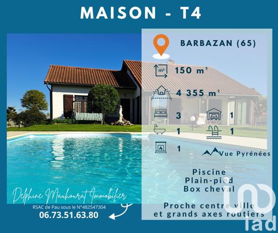 Maison à vendre 5 pièces 150 m² Barbazan-Debat