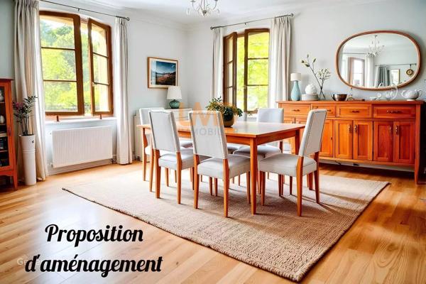 Spacieuse maison familiale de 6 pièces avec piscine et terrain arboré