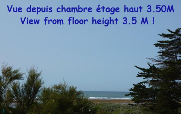Localisation unique. Vue mer et accès direct à la plage