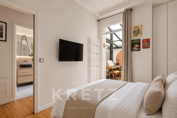 Paris 16e – Auteuil–Michel-Ange – 97 m² – 3 pièces avec terrasse et véranda