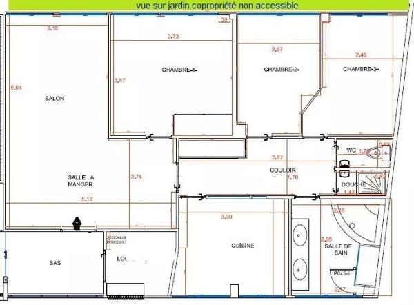 Vente                                                      Bureau
                        
                     4 pièces                      87 m2                     à Paris 15
