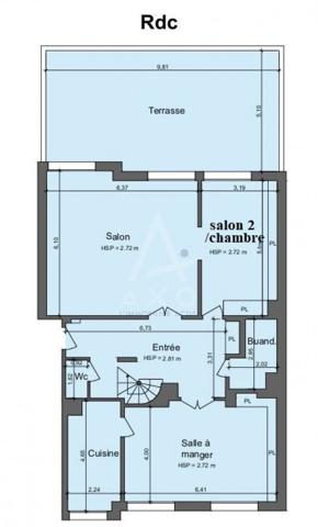 NEUILLY SUR SEINE/ DUPLEX AVEC TERRASSE, BALCON, 3 PARKING, CAVE, 4 CHAMBRES