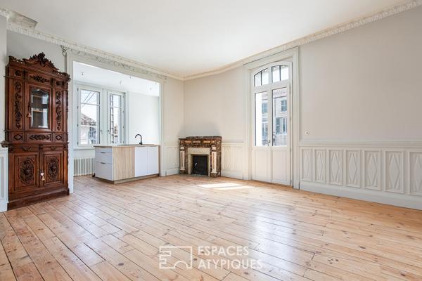 Maison bourgeoise rénovée avec jardin et garage