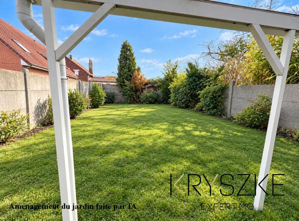CARVIN – Maison divisée en 2 appartements – 94 m² – Garage et jardin