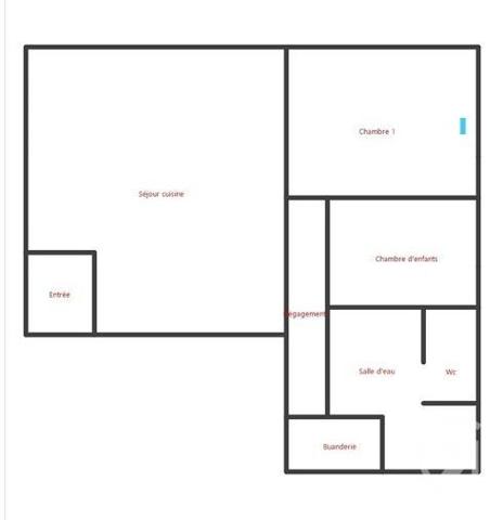 Appartement F3 à vendre  4 pièces - 73,52 m2 PARIS - 75014