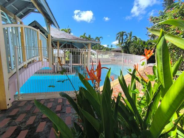 Studio avec piscine à 5 minutes à pieds d'une des plus belle plage de l'ile !