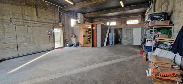 100m² habitables + 110m² de garage transformables