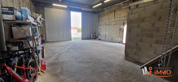 100m² habitables + 110m² de garage transformables