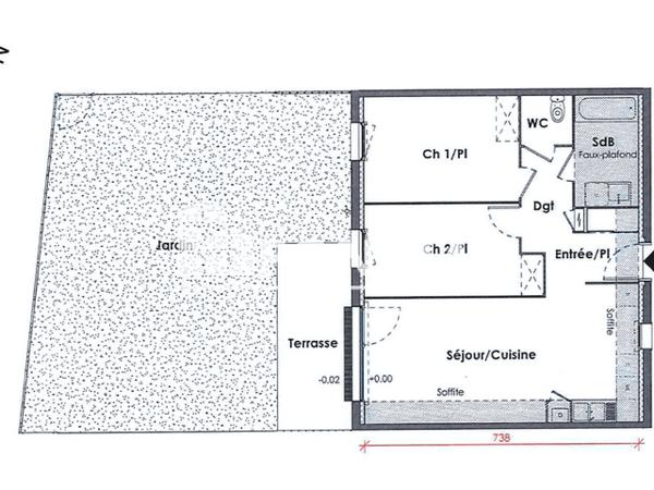 Location Appartement 3 pièces 62.77 m² - 51-53 RUE LAVEISSIERE Deville Les Rouen 76250