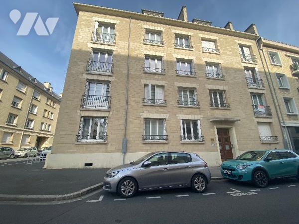 CAEN CENTRE PROCHE PLACE DE LA RESISTANCE ET PORT DE PLAISANCE F2 52 M² AVEC CAVE