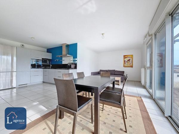 Appartement type 4 85m² garage double cave Ornex 01210