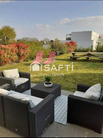 ? Maison 98 m² avec suite parentale au RDC, garage 20 m² et terrain clos 339 m² – proche commerces à Talmont-Saint-Hilaire !