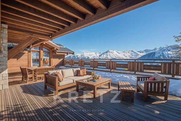 La Toussuire 1800 m Altitude : Chalet Grand Standing 629m² - 24 Personnes