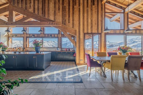 La Toussuire 1800 m Altitude : Chalet Grand Standing 629m² - 24 Personnes