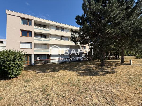 Appartement 65m² balcon, cave, et place de parking boxée