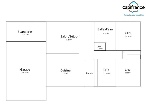 Maison à louer 5 pièces, 3 Chambres proche de NAINTRE (86)