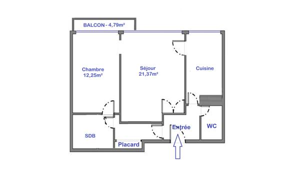 Appartement
         2 pièces
        - 60 m² 490 000 € *