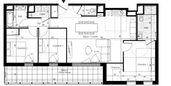 residence T4 85.3m²