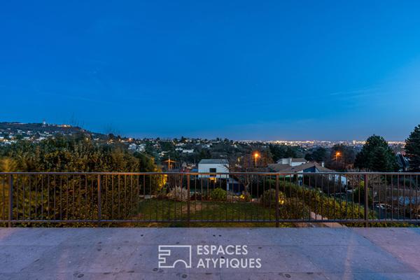 Maison rénovée avec vue à proximité du centre du village