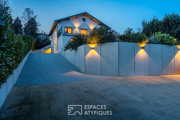 Maison rénovée avec vue à proximité du centre du village