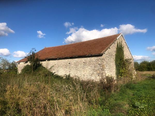 Authentique grange en pierre avec dépendance à réhabiliter - 6470 m² de terrain - Secteur Provins (77)