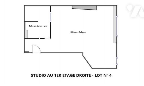 Studio rénové et optimisé par architecte en 2013