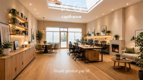 Proximité immédiate de Deauville, immeuble de bureaux à louer 250 m² divisibles pour professions libérales et activités tertiaires