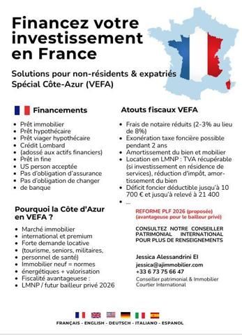 Appartement à vendre 3 pièces 63 m² Vallauris