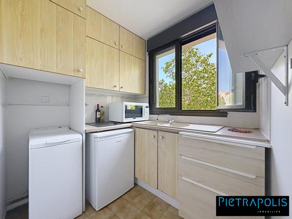 Résidence Services - T2 de 46,50 m² avec climatisation. Balcon. Cave