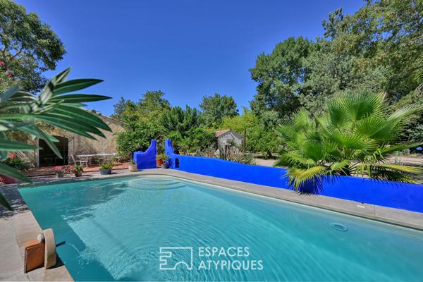 Propriété esprit longère sur 5 hectares aux portes d’Uzès
