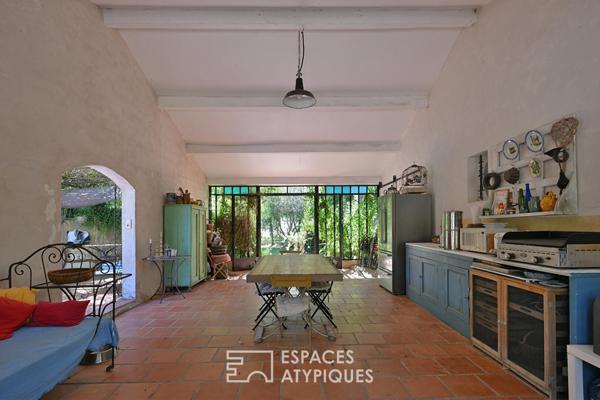 Propriété esprit longère sur 5 hectares aux portes d’Uzès