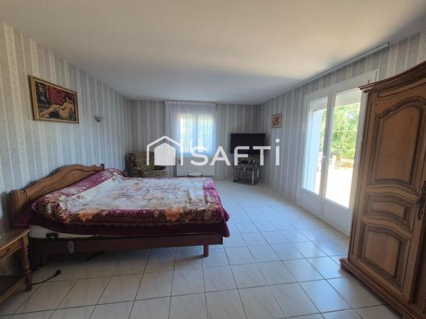 Plain-pied 3 chambres avec verger et terrain piscinable proche commerces et mer