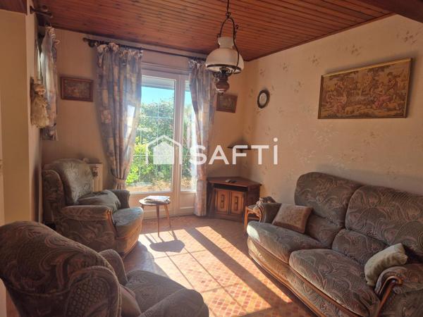 Plain-pied 3 chambres avec verger et terrain piscinable proche commerces et mer