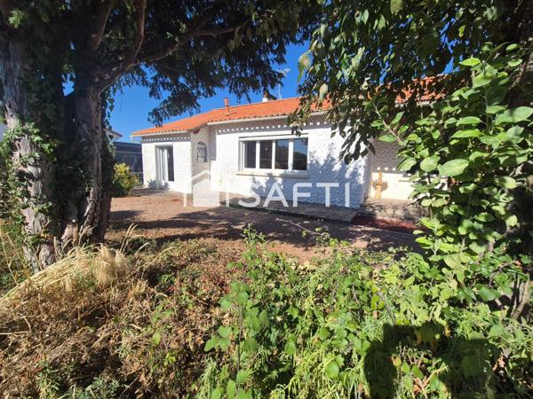 Plain-pied 3 chambres avec verger et terrain piscinable proche commerces et mer