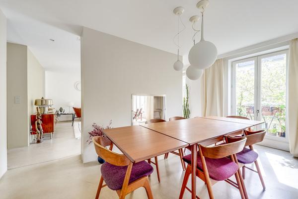 Beau duplex traversant en étage - 5 chambres
