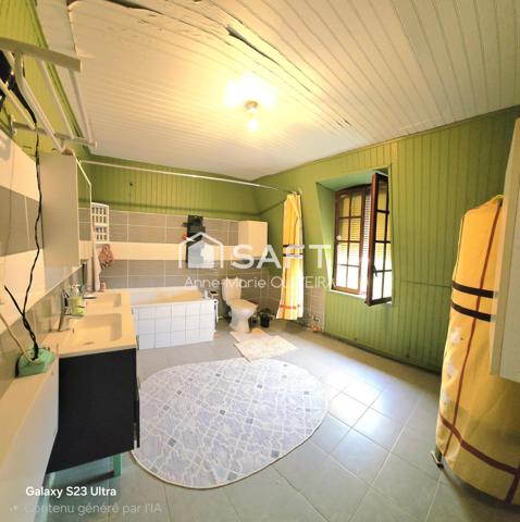 Ensemble immobilier : Maison de 140m2 avec garage, véranda + Maison contruction récente de 85m2 plain pied avec terrasse