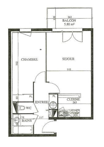 Appartement 2 pièces 46 m² BLAYE - 33390