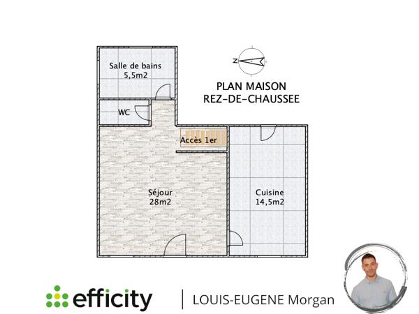 Maison 4 pièces - 76 m²