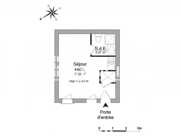 Location Studio meublé 20.36 m² - AVENUE DU GABARET La Rochelle 17000