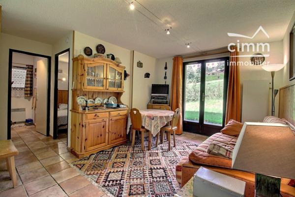 A VENDRE CHAMONIX (74400) APPARTEMENT REZ-DE-JARDIN T2Bis.