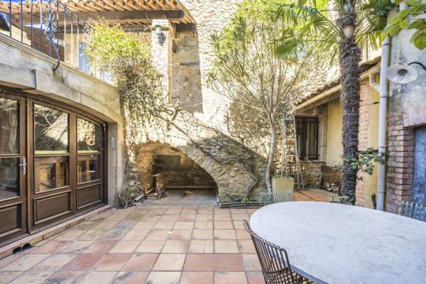 Maison de village de caractère cour, terrasses et jardin - Montmoirac Saint christol les ales