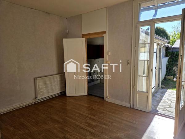 Plain pied deux chambres jardinet et cave proche gare !