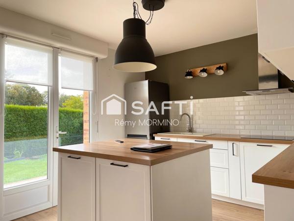 ? Nouveauté à ne pas manquer ! Découvrez cette belle maison de 95 m² entièrement rénovée,  jardin exposé plein Sud.